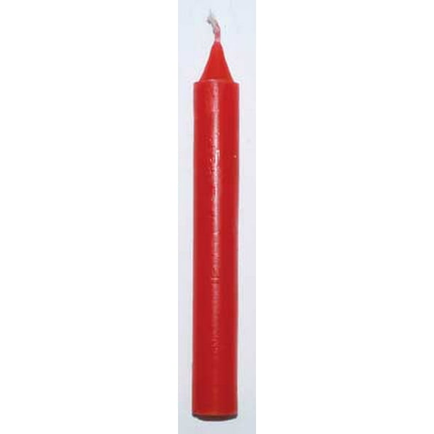 Tapered Red Long Dinner Candles X 6.